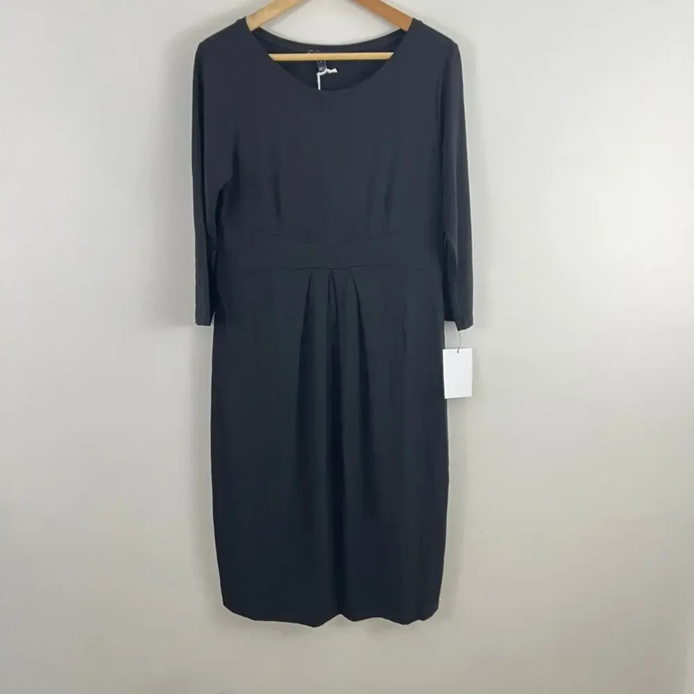 Isabellla Oliver Ivybridge Maternity Dress Black Long Sleeve Size 4/ US 10 NEW - Picture 11 of 12